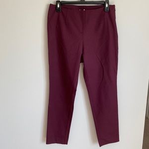 Burgundy dress pants